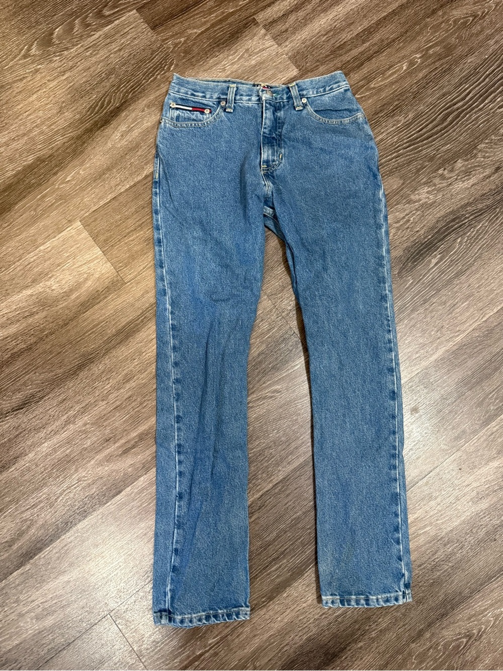 Tommy Hilfiger Light Blue Denim Jeans with Signature Flag